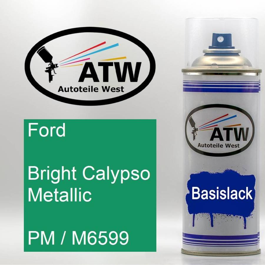Ford, Bright Calypso Metallic, PM / M6599: 400ml Sprühdose, von ATW Autoteile West.